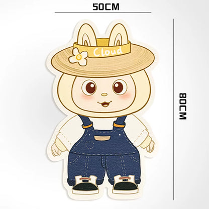 Vertical Wall Sticker Cat Scratch Board Cartoon Christmas Tree Carrot Polyester anti Cat Scratch Sofa Protection Pet Supplier