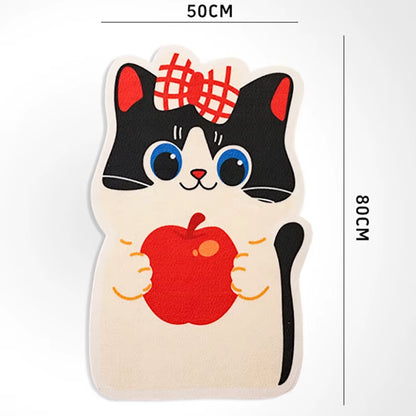 Vertical Wall Sticker Cat Scratch Board Cartoon Christmas Tree Carrot Polyester anti Cat Scratch Sofa Protection Pet Supplier