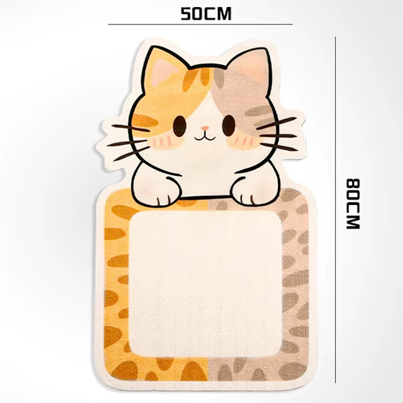 Vertical Wall Sticker Cat Scratch Board Cartoon Christmas Tree Carrot Polyester anti Cat Scratch Sofa Protection Pet Supplier