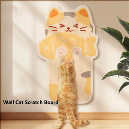 Vertical Wall Sticker Cat Scratch Board Cartoon Christmas Tree Carrot Polyester anti Cat Scratch Sofa Protection Pet Supplier