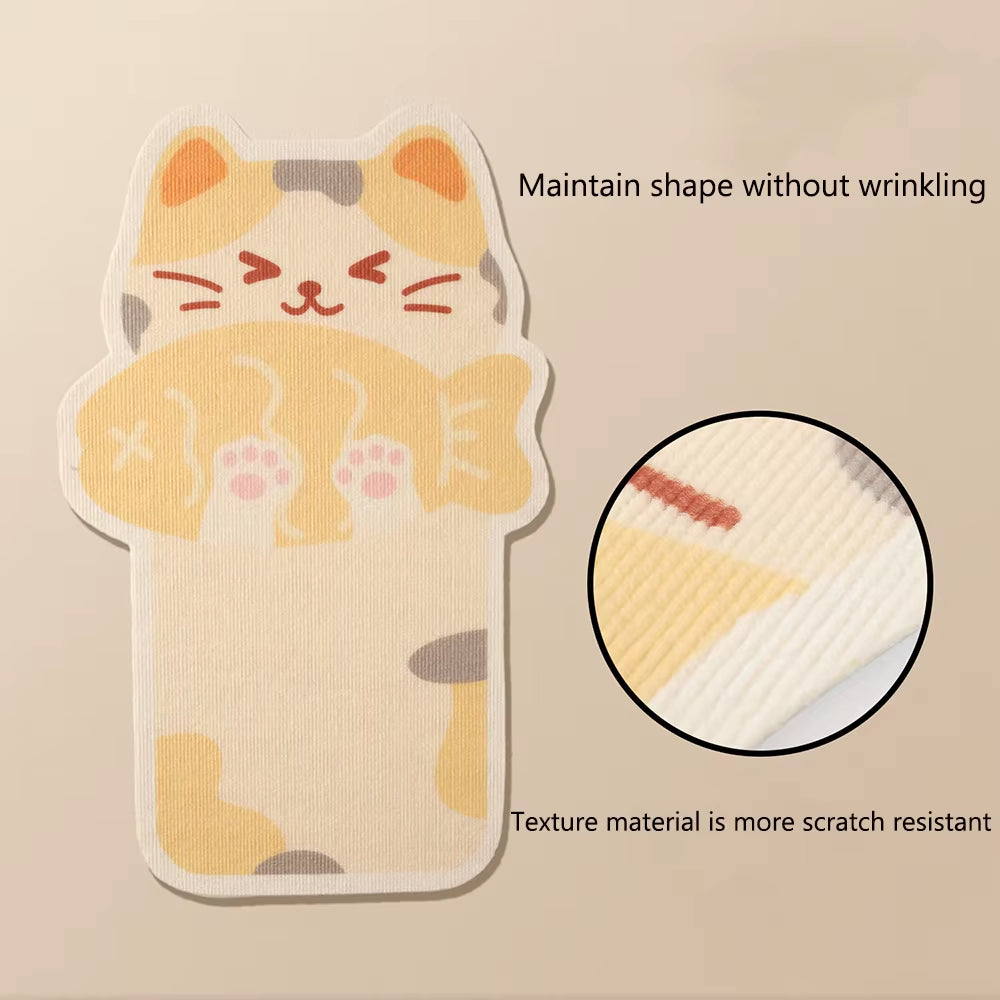 Vertical Wall Sticker Cat Scratch Board Cartoon Christmas Tree Carrot Polyester anti Cat Scratch Sofa Protection Pet Supplier