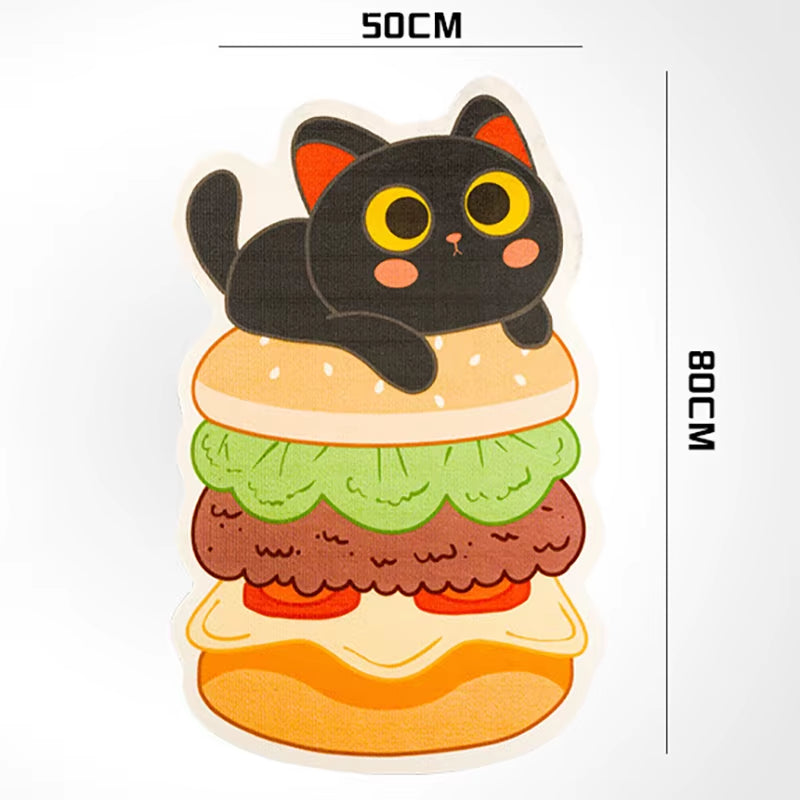 Vertical Wall Sticker Cat Scratch Board Cartoon Christmas Tree Carrot Polyester anti Cat Scratch Sofa Protection Pet Supplier